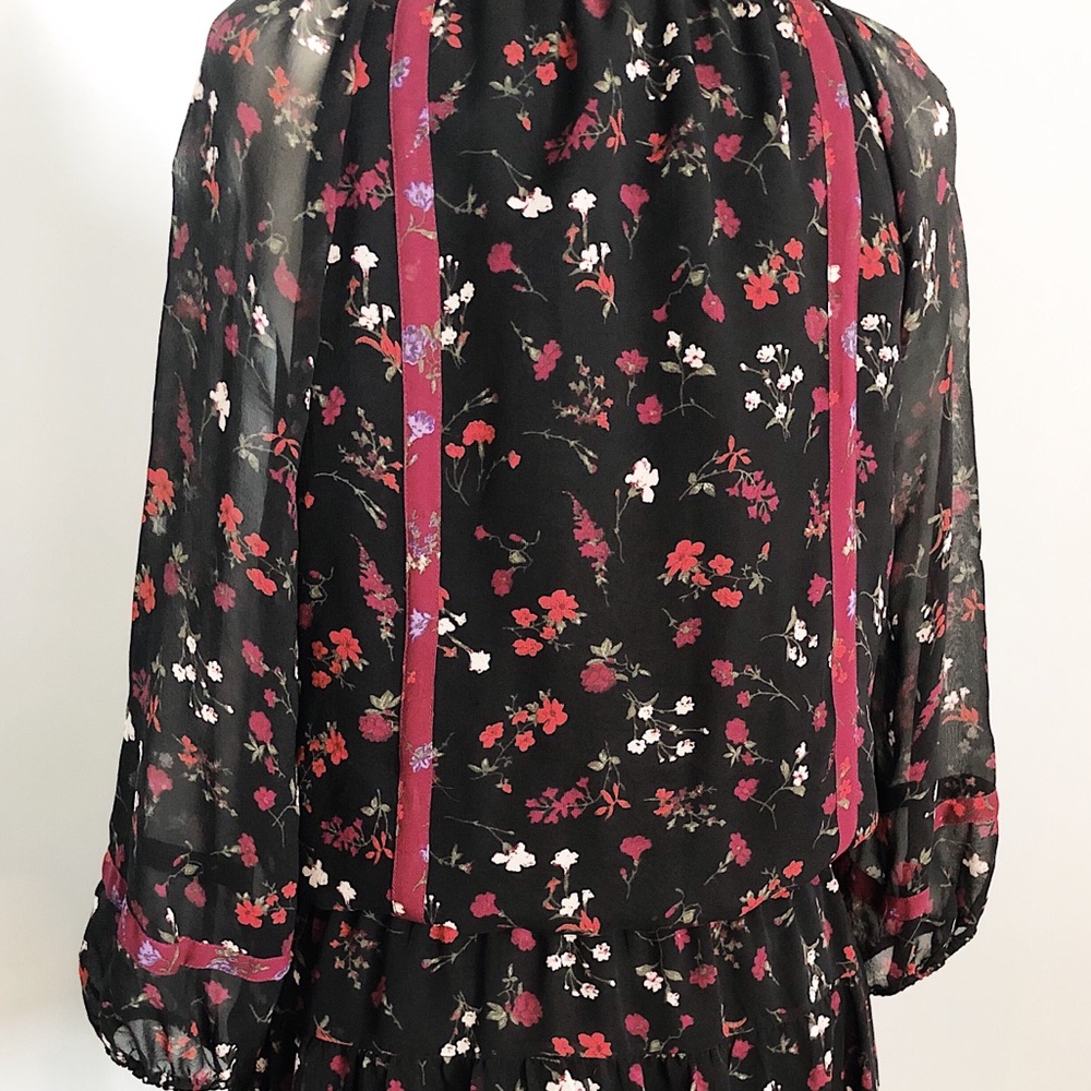Joie Floral Long Sleeve Mini Dress - Picture 8 of 8